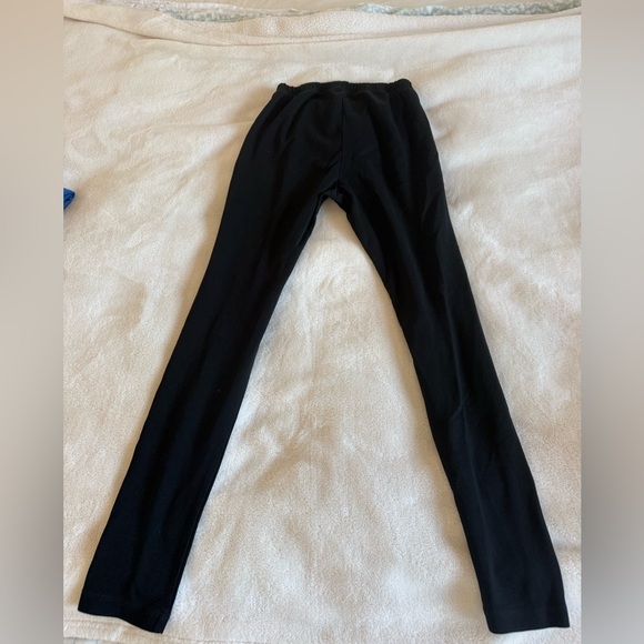 FAIR INDIGO Women's Organic 100% Cotton Leggings XS BLACK - Picture 2 of 6